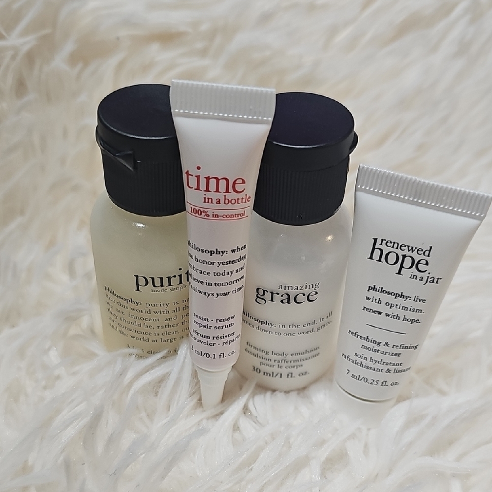 Philosophy Purity Renewed  Hope In A Jar Time In A Bottle Amazing Grace Set